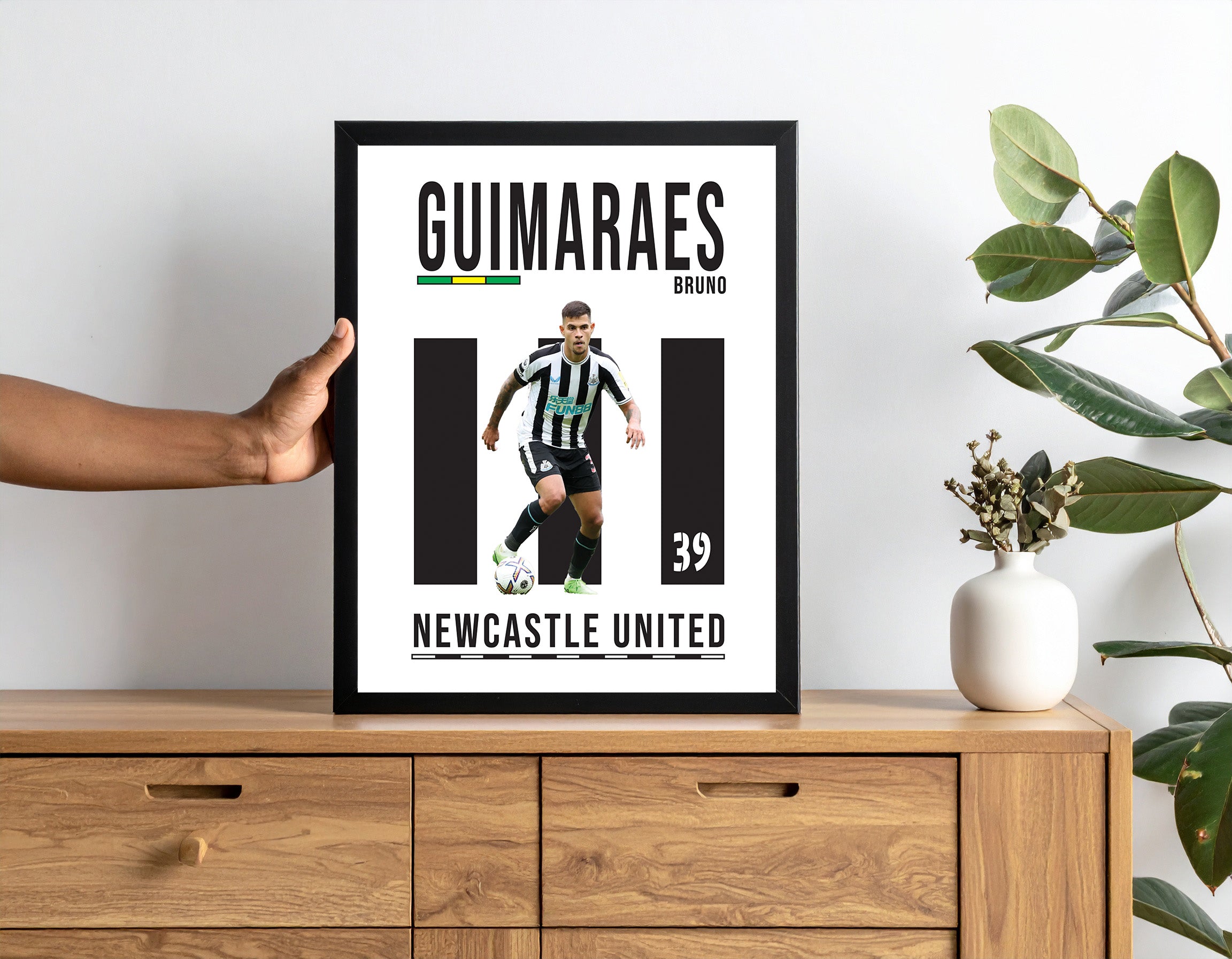 Newcastle United - Bruno - Art print