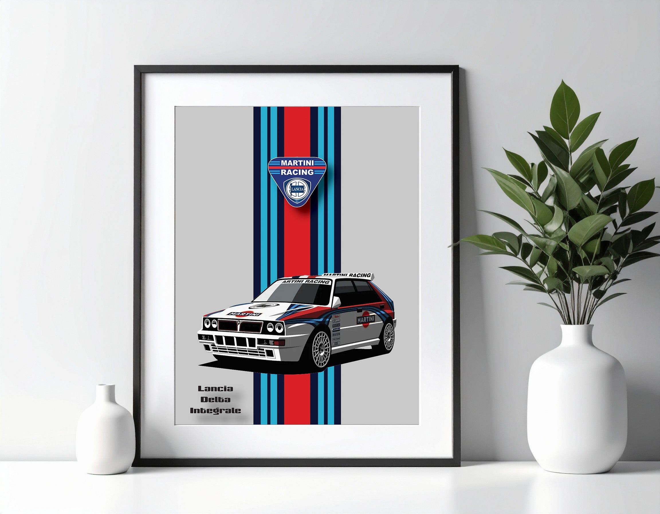 Martini Lancia Delta - Art print